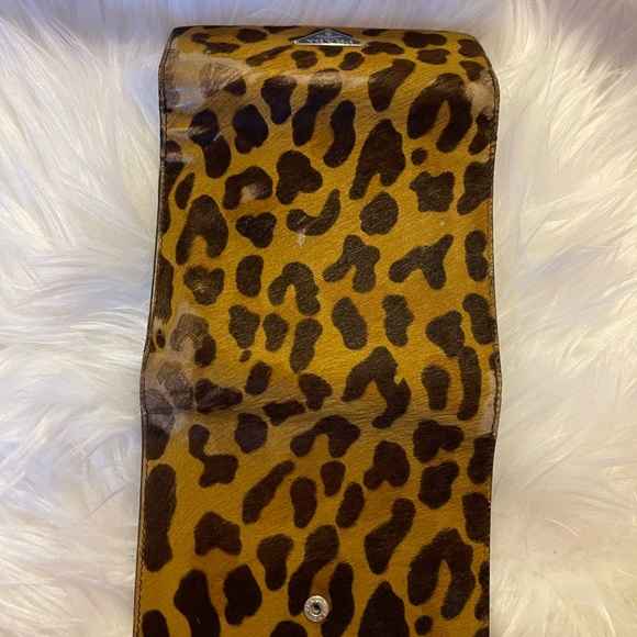 Prada leopard bifold with certification card - Picture 3 of 5